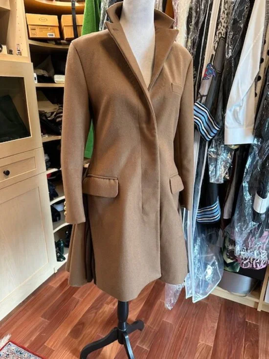 Sacai Brown Coat - Picture 2 of 12
